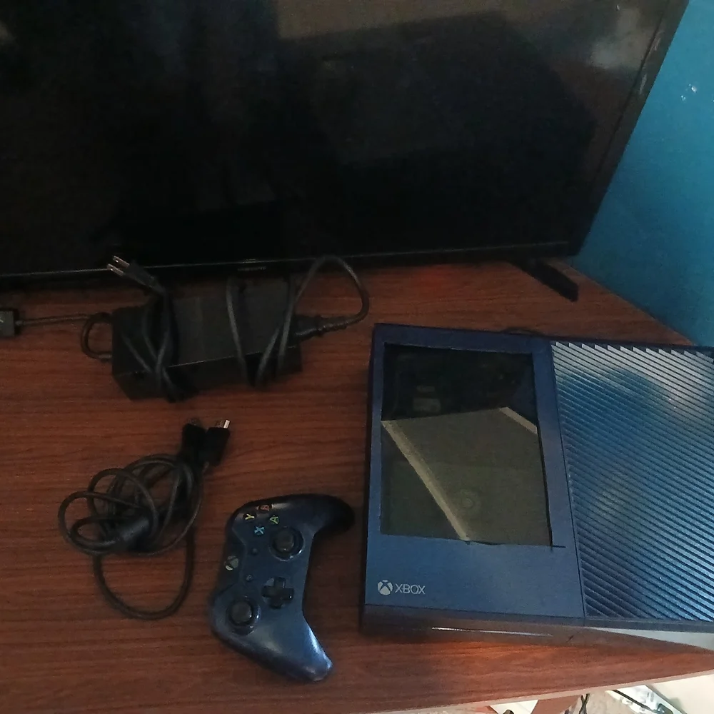 2015 sparkly Blue xbox one console